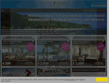 Tablet Screenshot of onlineviaggi.it